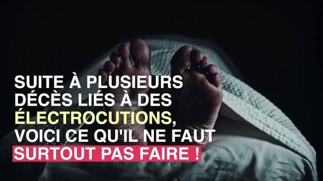 Electrocution : attention aux objets branchés dans vos salles de bain