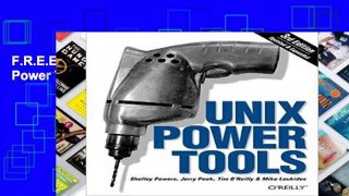 F.R.E.E [D.O.W.N.L.O.A.D] Unix Power Tools [E.P.U.B]