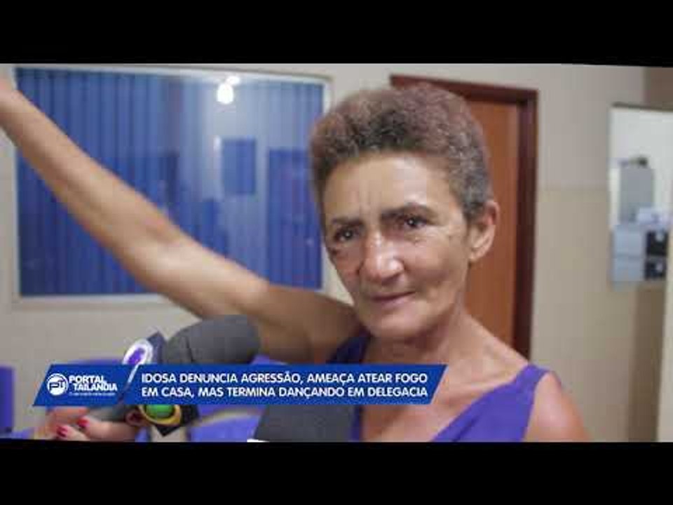 Idosa denuncia agressão, ameaça atear fogo em c...