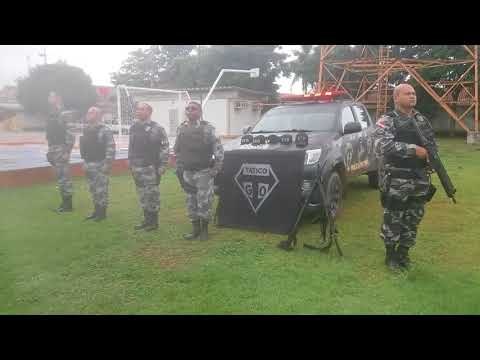 Policiais do GTO de Tailândia fazem homenagens a colegas de farda mortos em acidentes