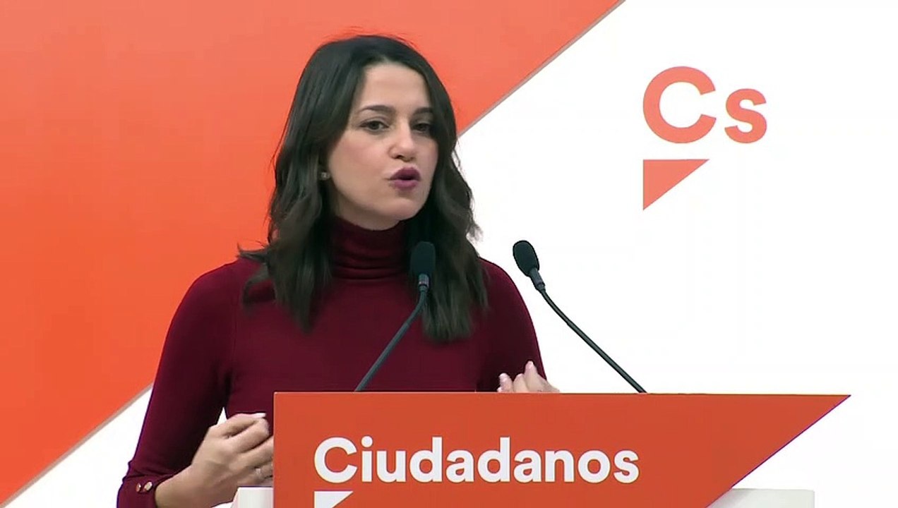 Arrimadas le reprocha al Gobierno que el independentismo se sienta "impune"