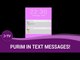 Purim in Txt Messages! 