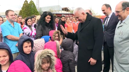 TBMM Başkanı Yıldırım, tekstil fabrikasını ziyaret etti (2) - EDİRNE