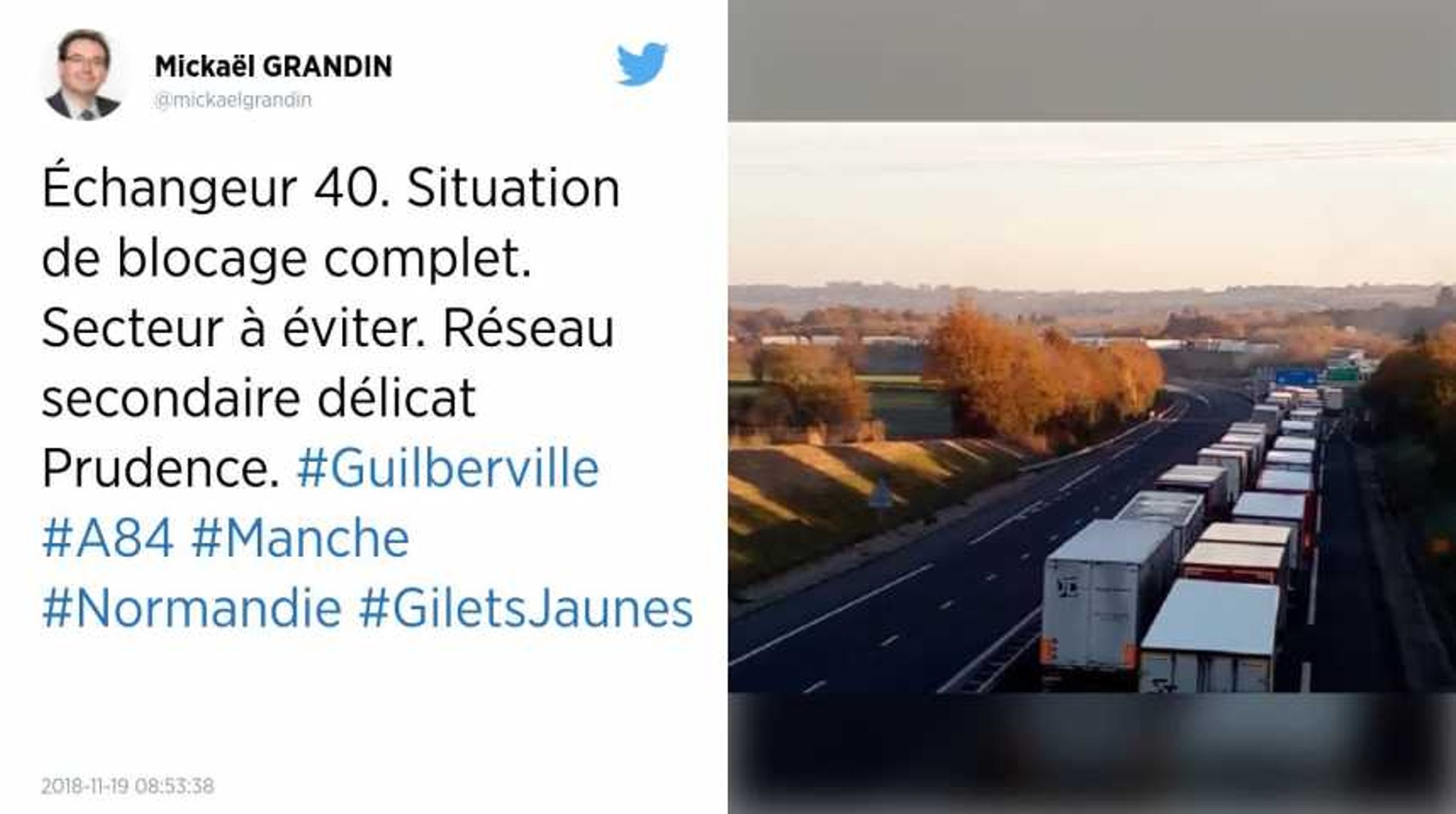 Gilets Jaunes Les Blocages De Guilberville