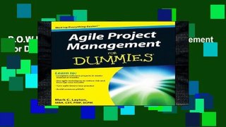 D.O.W.N.L.O.A.D [P.D.F] Agile Project Management For Dummies [E.B.O.O.K]