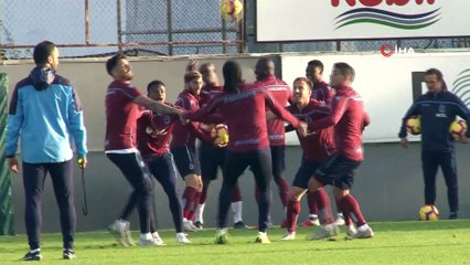 Trabzonspor, Fenerbahçe maçı hazırlıklarını sürdürdü
