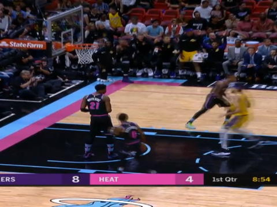 كرة سلّة: إن بي آي: احصائيات ليكرز × ميامي هيت