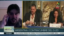 Morás: cumbre del G-20 ha incrementado represión en Argentina