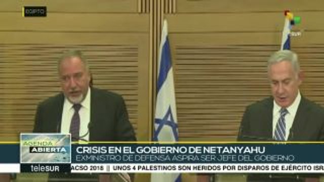 Premier israelí Benjamin Netanyahu atraviesa una crisis política