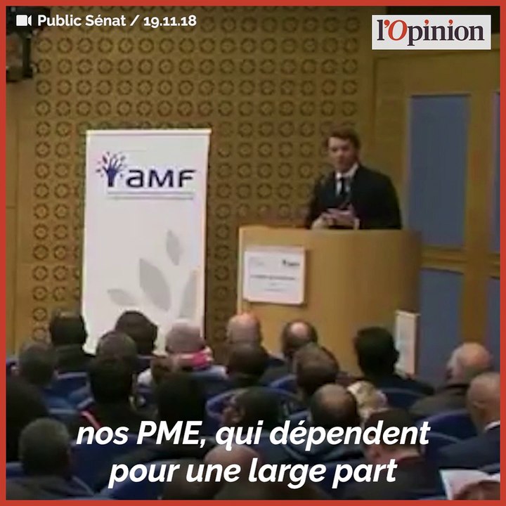 Au Congrès des maires, François Baroin fustige la baisse de moyens des collectivités