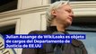 Julian Assange de WikiLeaks es objeto de cargos del Departamento de Justicia de EE.UU
