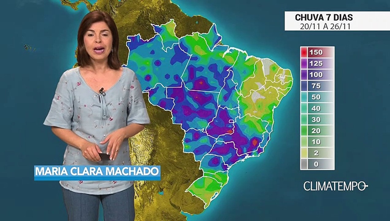 Como fica a  chuva no BR nos próximos dias