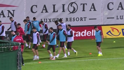 Türkiye, Ukrayna maçının hazırlıklarını tamamladı - ANTALYA