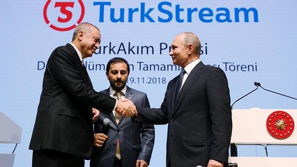 Putin e Erdogan inauguram gasoduto no Mar Negro