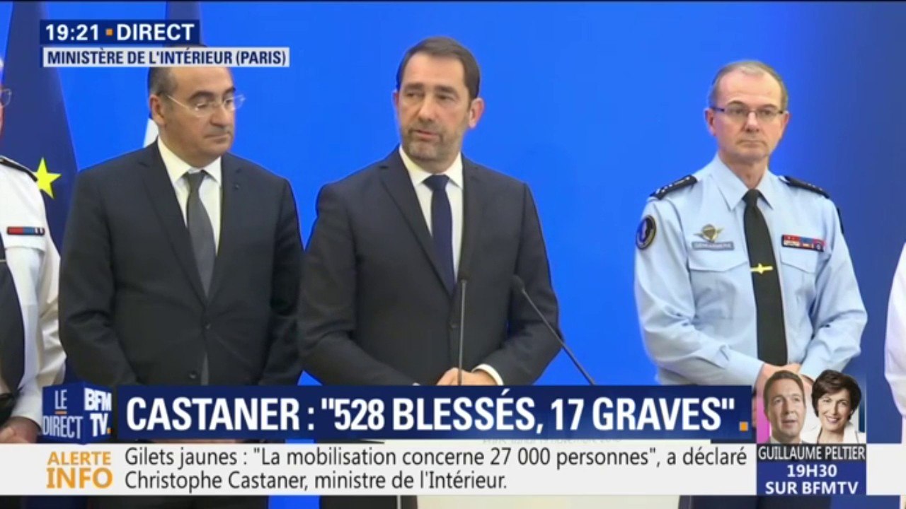 Castaner sur les gilets jaunes: "J'ai demandé aux préfets de veiller à dégager les dépôts pétroliers et les sites sensibles
