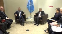 Dışişleri Bakanı Çavuşoğlu New York'ta BM Genel Sekreteri António Guterres ile Görüştü