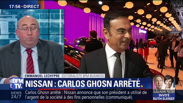 Nissan: Carlos Ghosn arrêté au Japon après des soupçons de fraude fiscale (1/2)
