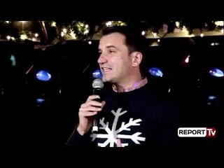 Report Tv-Veliaj ndez dritat e festave me Yllin, 'hasmin' që protestonte kundër 'Pazarit të Ri'