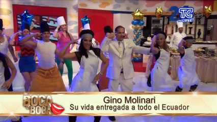 Gino Molinari el Chef ecuatoriano que endulzó al Ecuador