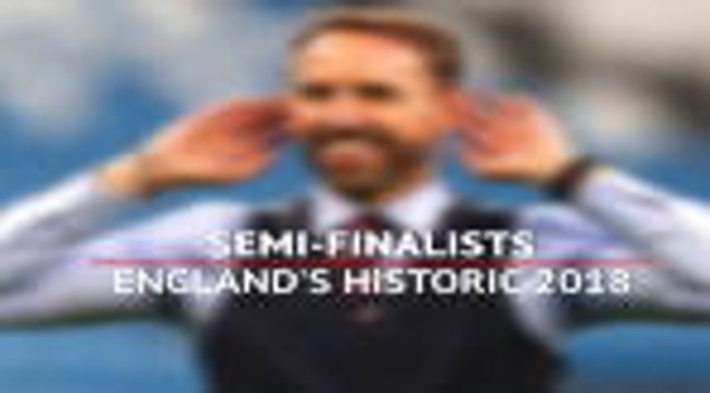 World Cup semi-finalists - England's historic 2018