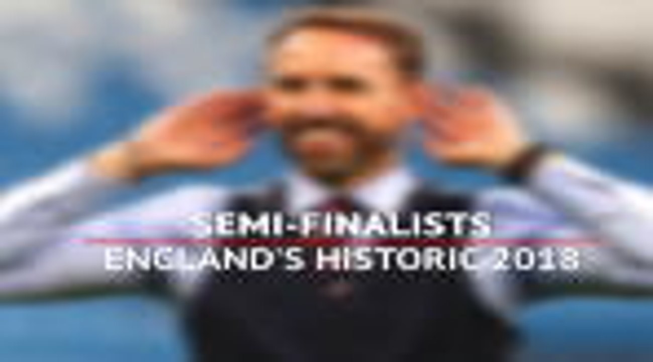 World Cup semi-finalists - England's historic 2018