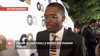 Frank Ocean Goes Public With Instagram