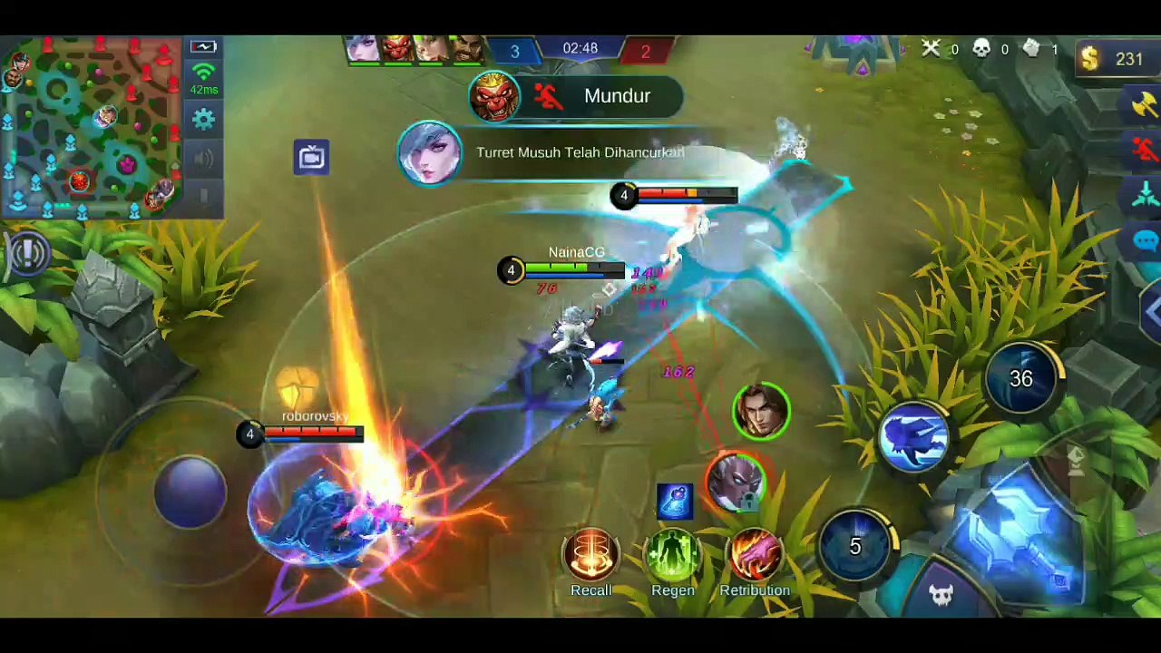 BEGINI JADINYA KALO TOP GLOBAL HARITH MAIN² DI DEVISI BAWAH -  MOBILE LEGENDS INDONESIA