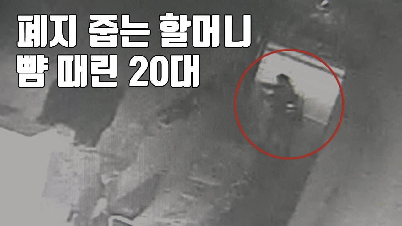[자막뉴스] 폐지 줍는 할머니 뺨 때린 20대...고등학생들이 신고 / YTN