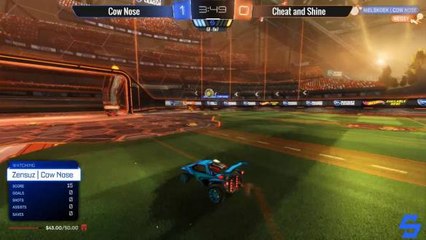 Nielskoek comes screaming in out of nowhere for this zero angle shot