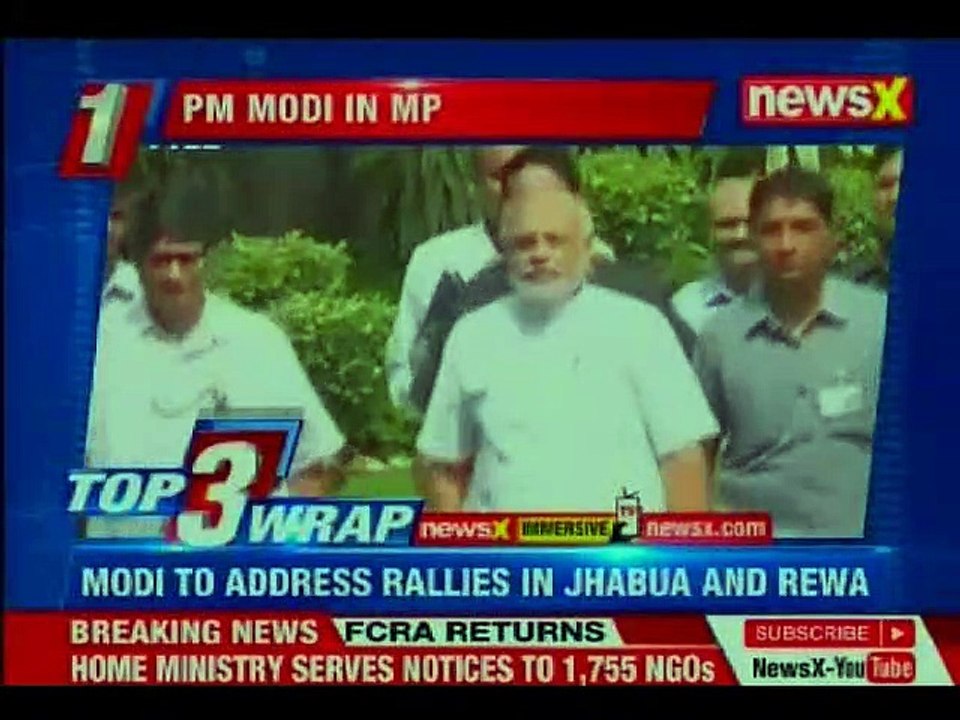 PM Modi to address rallies in Jhabua and Rewa, Topstories || Top 3 Wrap ||