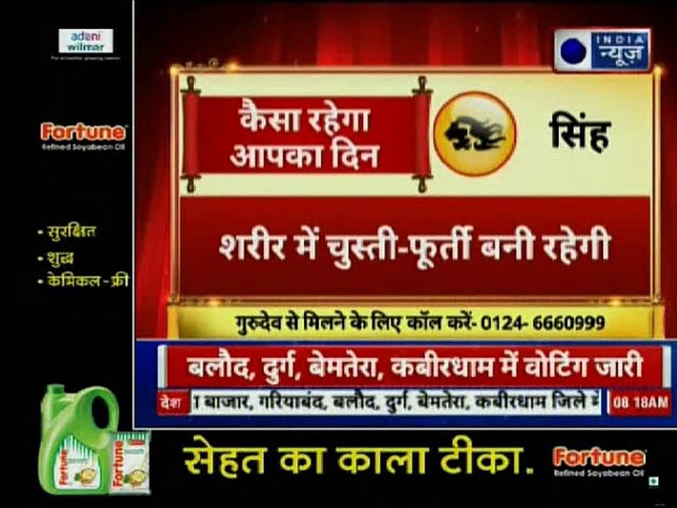 Guru Mantra: Aaj Ka Rashifal in Hindi | आज का राशिफल | Daily Horoscope | Dainik Rashifal