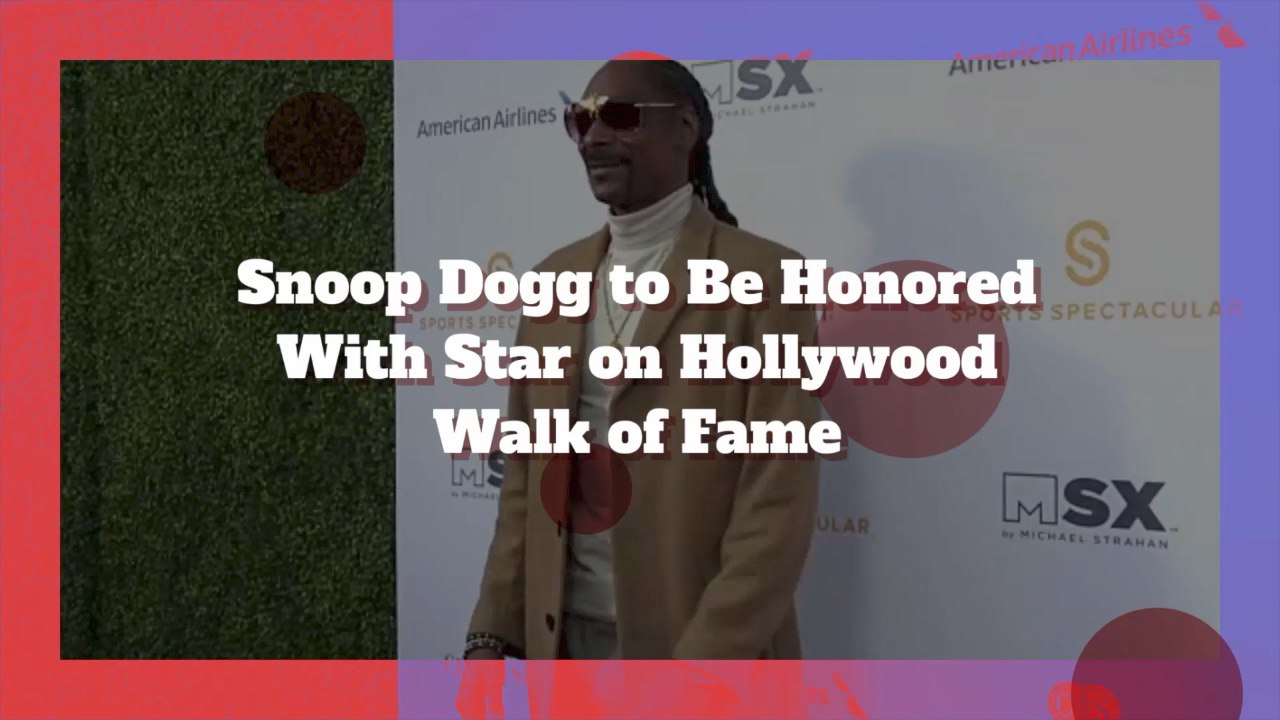 Snoop Gets A Star