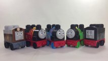 5 Thomas and Friends Mega Bloks Big Bloks Building Kit Percy James Toby Diesel  || Keith's Toy Box