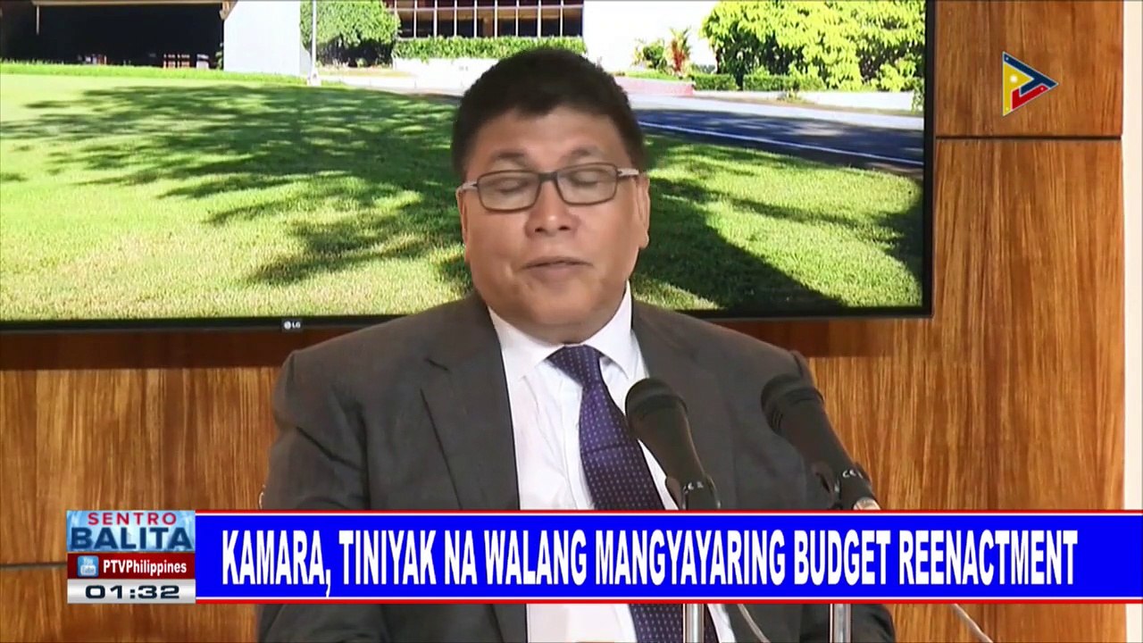 Kamara, tiniyak na walang mangyayaring budget reenactment