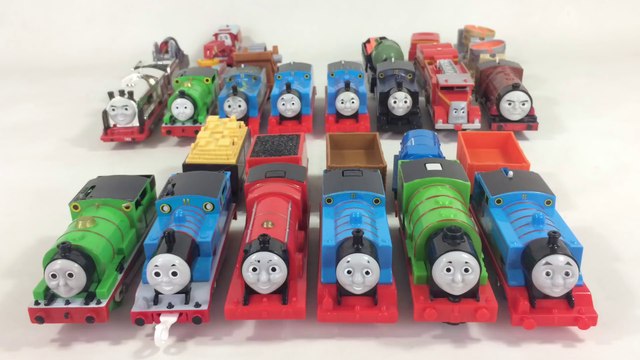 14 Thomas and Friends Trackmaster and Plarail Trains Percy James Flynn || Keith's Toy Box