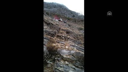 Denizli'de Düşen Eğitim Uçağının Enkazı Tespit Edildi (2)