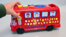 Learn Alphabet Numbers Counting Bus Youtube Surprise Eggs Play Doh Colors Clay Disney Frozen Toys