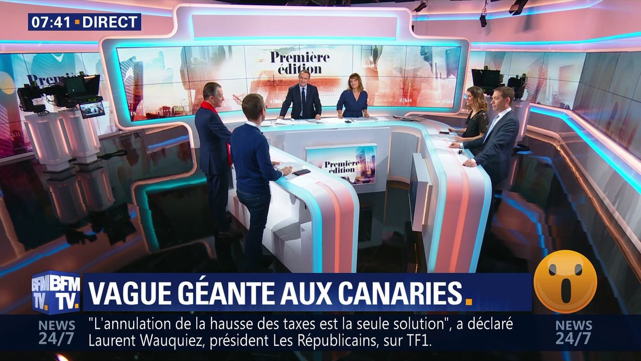 Vague géante aux Canaries