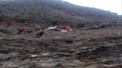 Eğitim Uçağının Enkazına Ulaşıldı