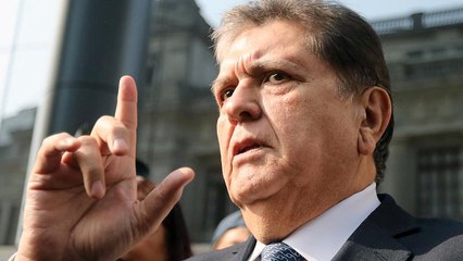 Perú niega que Alan García sufra persecución política