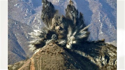 北 시범 철수 GP 10곳 동시 폭파 철거 / YTN