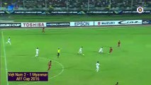 Bàn thắng đáng nhớ của Văn Quyết được ghi vào lưới Myanmar tại AFF Cup 2014 | HANOI FC