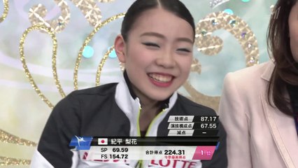 NHK杯 紀平・三原・宮原選手 FSダイジェスト