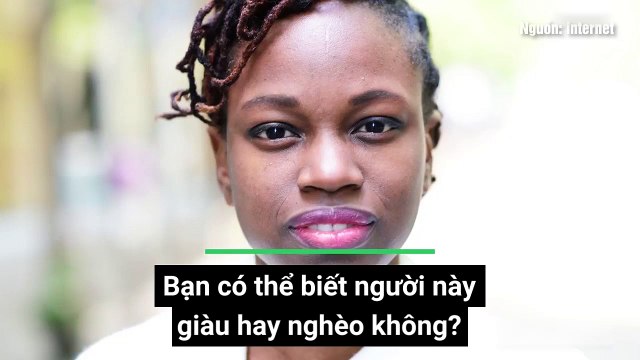 Nhận biết giàu nghèo qua khuôn mặt