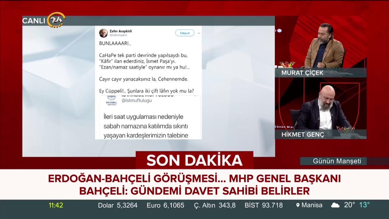 Zafer Arapkirli'nin namaz cehaletine Murat Çiçek'ten ders