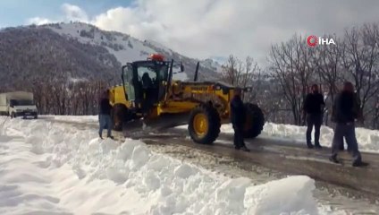 Tunceli’nin İlçelerinde Kar Etkili Oldu... Pülümür'de Okullar Tatil Edildi
