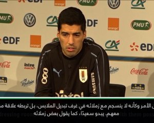 كرة قدم: دولي: أدعم ديمبيلي لإظهار قدراته في برشلونة- سواريز