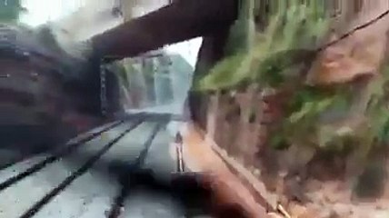 Estado de las vías entre Tarrasa y Manresa donde ha ocurrido un accidente esta mañana