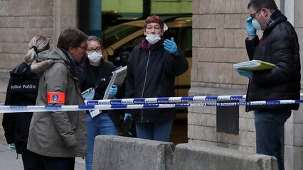 Download Video: Descartan el móvil terrorista en el ataque con cuchillo contra un policía en Bruselas