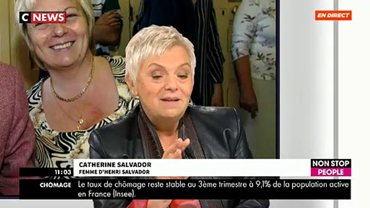 EXCLU - Catherine Salvador, la femme d'Henri Salvador: "Je dis stop au Salvador bashing. C'est du harcèlement" - VIDEO